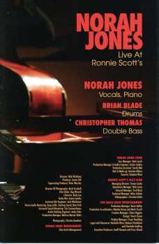 DVD Norah Jones: Live at Ronnie Scott's