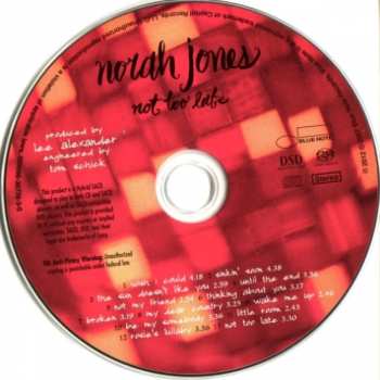 SACD Norah Jones: Not Too Late LTD