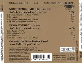 CD Norbert Burgmüller: Sinfonie Nr. 1 C-Moll Op. 2 / Sinfonie Nr. 1 C-Moll