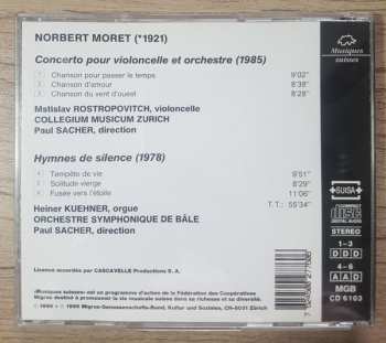 CD Norbert Moret: Concerto Pour Violincelle Et Orchestre • Hymnes De Silence