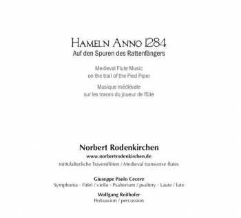 CD Norbert Rodenkirchen: Hamelin Anno 1284