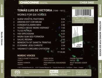 SACD Tomás Luis De Victoria: Nordic Voices Sing Victoria