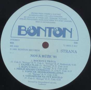 LP Nová Růže: Nová Růže '91
