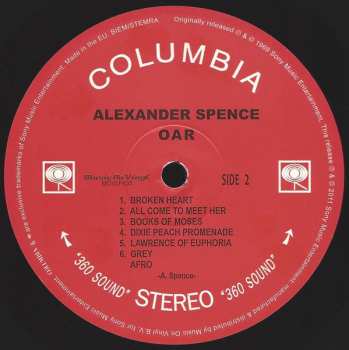 LP Alexander Spence: Oar