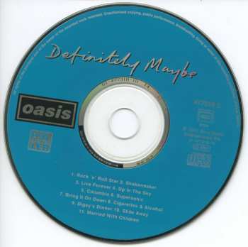 CD Oasis: Definitely Maybe