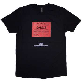 Merch Oasis: T-Shirt Definitely Maybe Ticket Stub