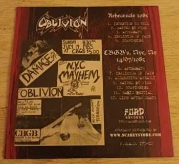 LP/CD Oblivion: Intention To Kill – Demos & Rarities 1985