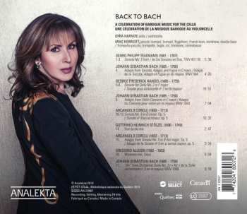 CD Ofra Harnoy: Back To Bach