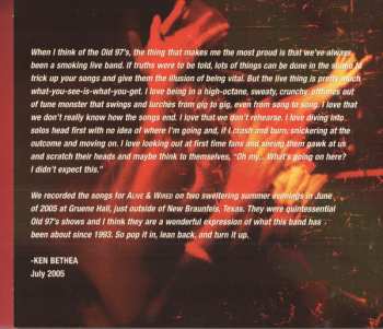 2CD Old 97's: Alive & Wired