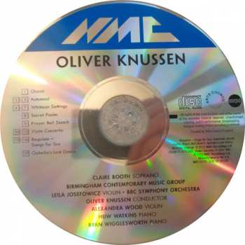 CD Oliver Knussen: Choral / Autumnal / Violin Concerto / Requiem - Songs For Sue