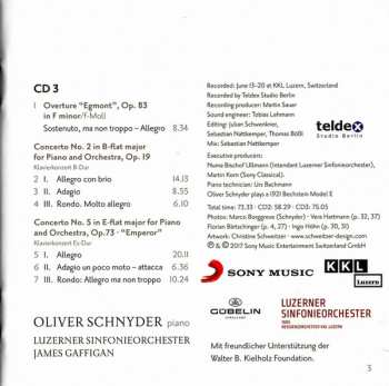 3CD James Gaffigan: The Beethoven Project – Complete Piano Concertos ∙ Overtures