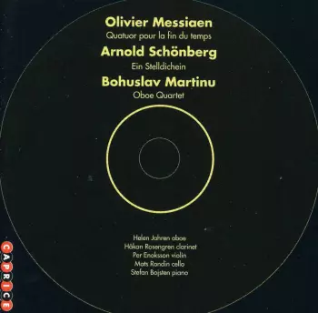 Quatuor Pour la Fin Du Temps, Ein Stelldichein, Oboe Quartet