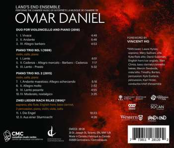 CD Land's End Ensemble: Land's End Ensemble Performs The Chamber Music Of Omar Daniel