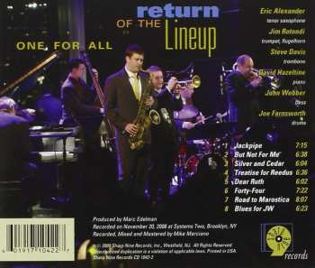 CD One For All: Return Of The Lineup
