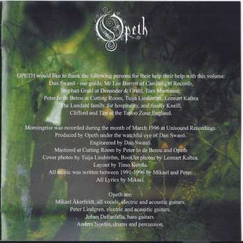 CD Opeth: Morningrise