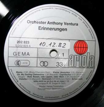 LP Orchester Anthony Ventura: Erinnerungen