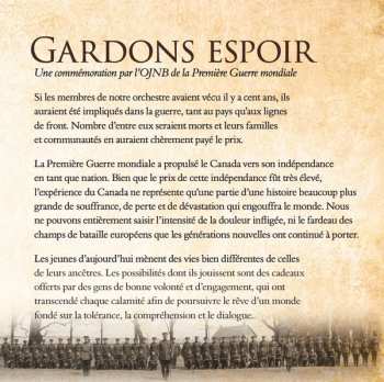 CD New Brunswick Youth Orchestra: Gardons Espoir = Keeping Faith
