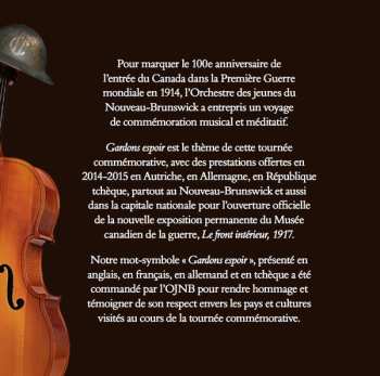 CD New Brunswick Youth Orchestra: Gardons Espoir = Keeping Faith