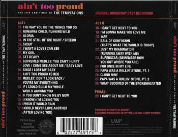CD Original Broadway Cast of Ain't Too Proud: Ain't Too Proud: The Life & Times Of The Temptations (Original Broadway Cast Recording)