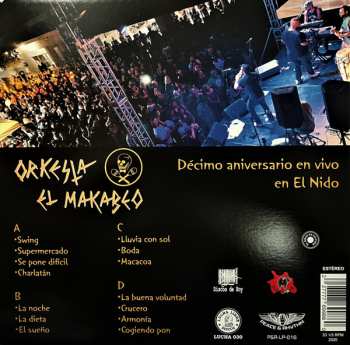 2LP Orquesta El Macabeo: Décimo Aniversario En Vivo En El Nido LTD