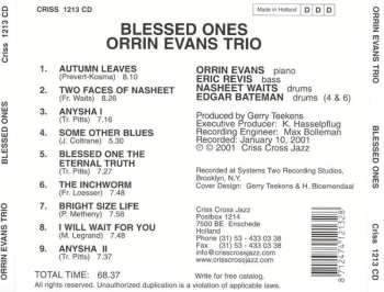 CD Orrin Evans Trio: Blessed Ones 