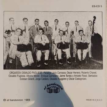 CD Osvaldo Pugliese Y Su Orquesta Típica: 1949 Canta Jorge Vidal