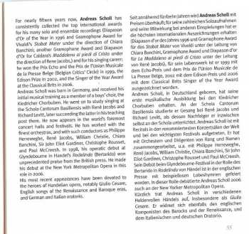 CD Andreas Scholl: Songs Of Myself