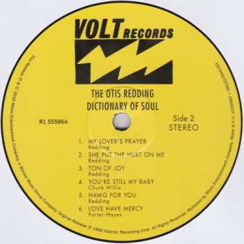 2LP/SP Otis Redding: The Otis Redding Dictionary Of Soul - Complete & Unbelievable