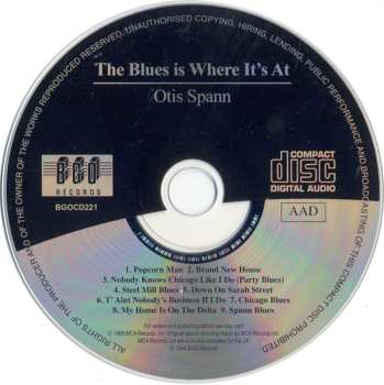 CD Otis Spann: The Blues Is Where It's At