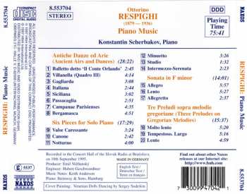 CD Ottorino Respighi: Piano Music