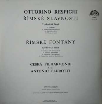 LP Ottorino Respighi: Římské Slavnosti / Římské Fontány