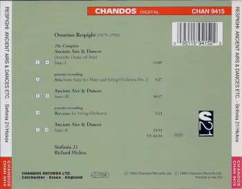CD Ottorino Respighi: The Complete Ancient Airs & Dances (Antiche Danze Ed Arie) / Berceuse / Aria
