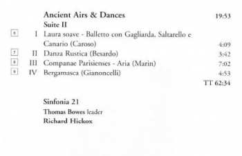 CD Ottorino Respighi: The Complete Ancient Airs & Dances (Antiche Danze Ed Arie) / Berceuse / Aria