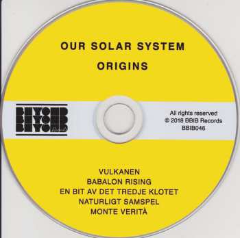 CD Our Solar System: Origins