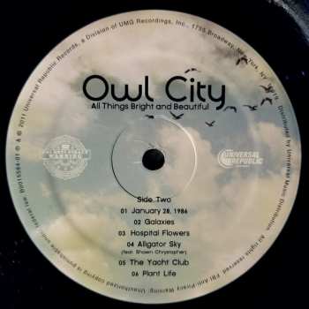 LP Owl City: All Things Bright And Beautiful