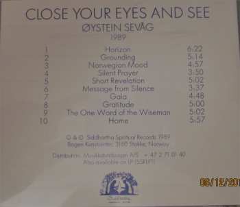 CD Øystein Sevåg: Close Your Eyes And See