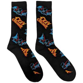 Merch Ozzy Osbourne: Knöchelsocken Logo Ozzy Osbournes & Bats