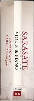4CD/Box Set Pablo De Sarasate: Complete Works For Violin & Piano