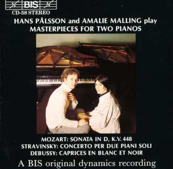 Album Palsson,hans / Malling,amalie: Masterpieces For Two Pianos