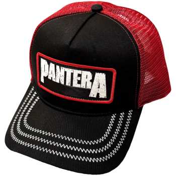 Merch Pantera: Mesh Back Cap B&w Patch