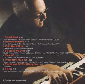 CD John DeFrancesco: Desert Heat