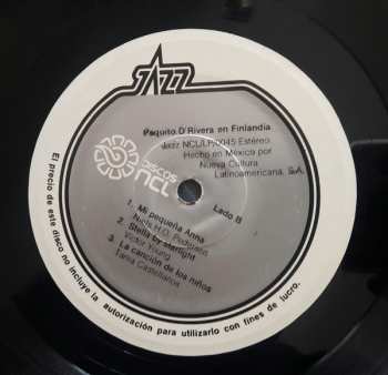 LP Paquito D'Rivera: Paquito D'Rivera En Finlandia LTD