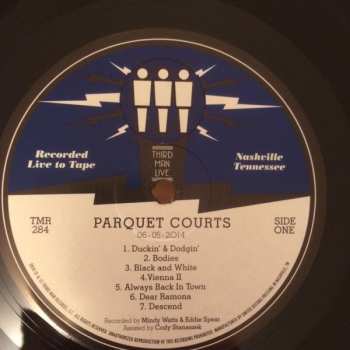 LP Parquet Courts: Live At Third Man Records