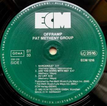 CD Pat Metheny Group: Offramp