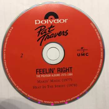 4CD Pat Travers: Feelin' Right - The Polydor Albums 1975-1984 