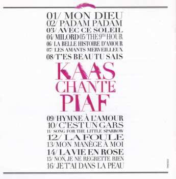 CD Patricia Kaas: Kaas Chante Piaf