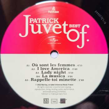 LP Patrick Juvet: Best Of.