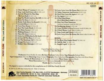 CD Patsy Cline: Stop, Look And Listen