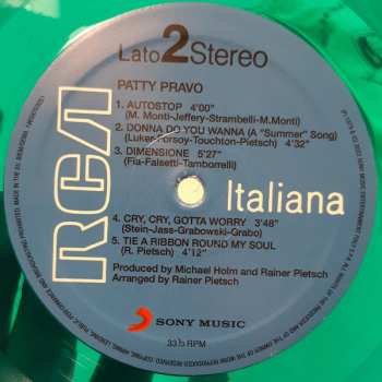 LP Patty Pravo: ...Munich-Album... CLR | LTD