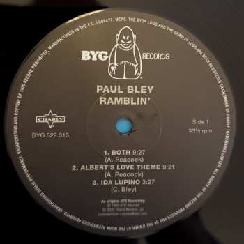 LP Paul Bley: Ramblin'